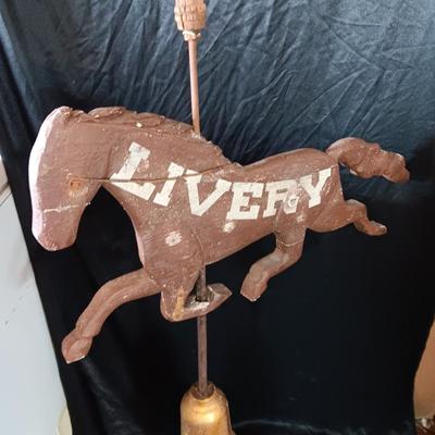 ANTIQUE J. Compratt Stray Horse LIVERY horse