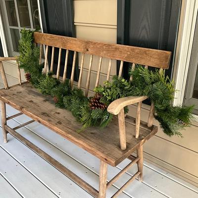 G2002 Artificial Christmas Pine, Eucalyptus Garland 6'