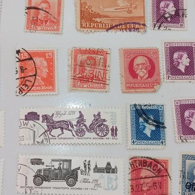 Assortment of vintage postage stamps for your Stamp collection