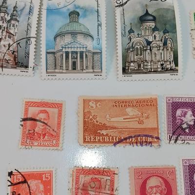 Assortment of vintage postage stamps for your Stamp collection