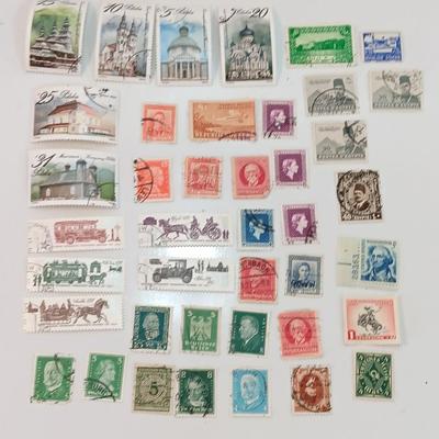 Assortment of vintage postage stamps for your Stamp collection