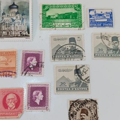 Assortment of vintage postage stamps for your Stamp collection