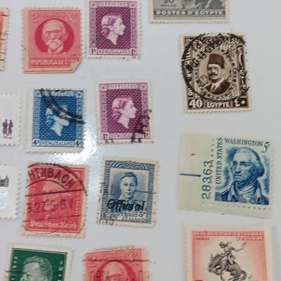 Assortment of vintage postage stamps for your Stamp collection