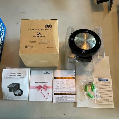 G2016 New in Package eMacros Solar Driveway Alarm