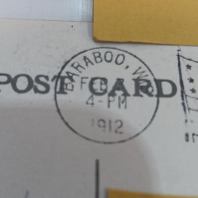 Antique Montana postcards with early 1900 postage and postage dates