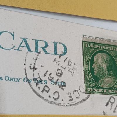 Antique Montana postcards with early 1900 postage and postage dates
