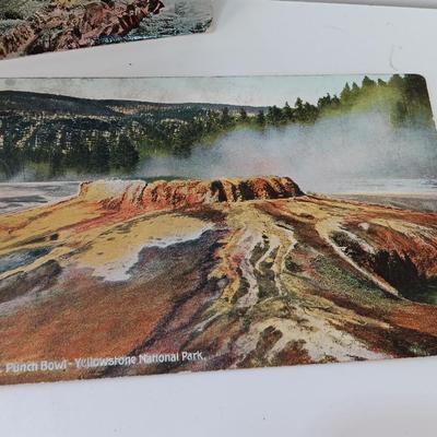 Antique Montana postcards with early 1900 postage and postage dates