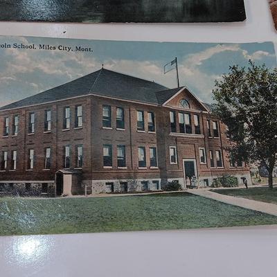 Antique Montana postcards with early 1900 postage and postage dates