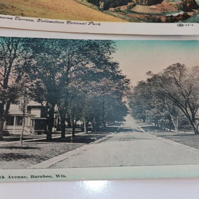 Antique Montana postcards with early 1900 postage and postage dates