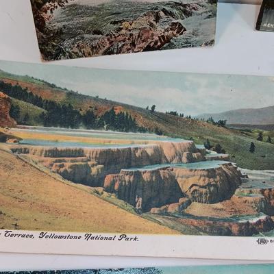 Antique Montana postcards with early 1900 postage and postage dates