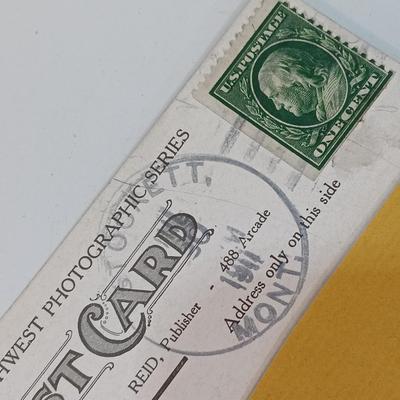 Early 1900's black and white Montanta / western post cards