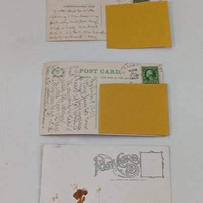 Early 1900's black and white Montanta / western post cards