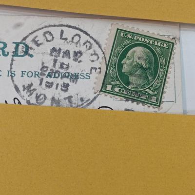 Early 1900's black and white Montanta / western post cards