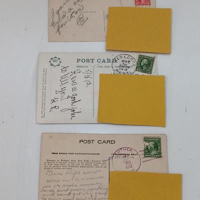 Early 1900's black and white Montanta / western post cards