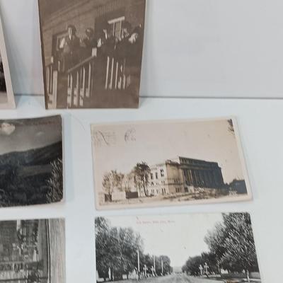 Early 1900's black and white Montanta / western post cards