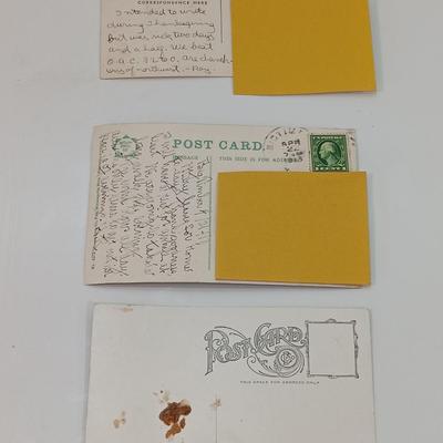 Early 1900's black and white Montanta / western post cards