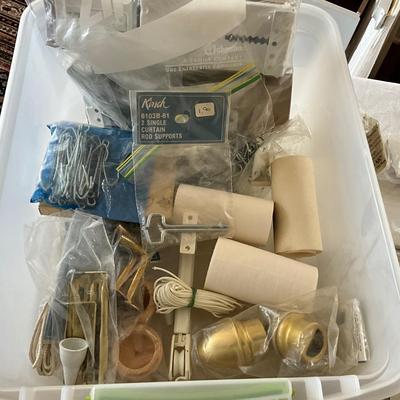 G2019 Lot of Kirsch Curtain Rod Supplies
