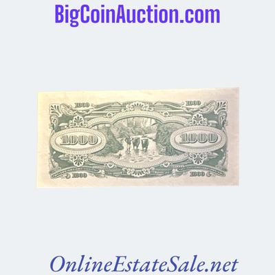 1945 MALAYA J.I.M. MONEY 1000 DOLLARS