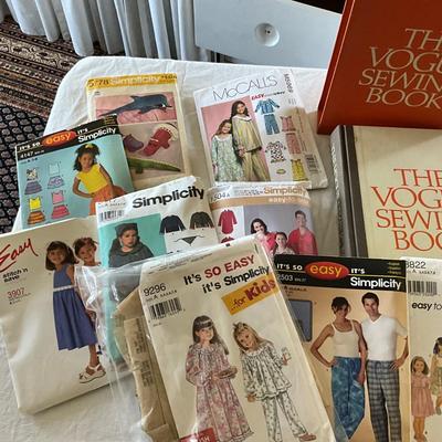 UBC2022 Large Lot of Sewing Patterns and The Vogue Sewing Book