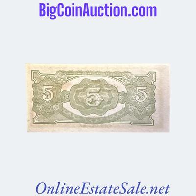 NETHERLANDS INDIES 5 GULDEN