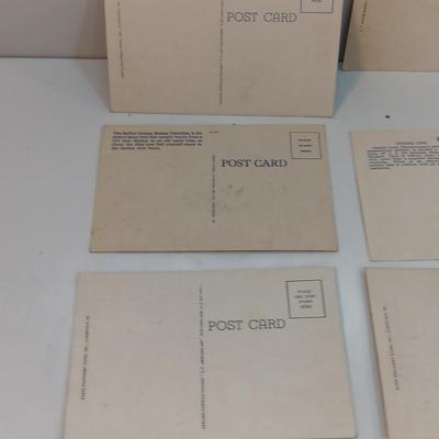 Vintage Linen post cards All Pennsylvania - Clearfield - Crystal cave - 1940's