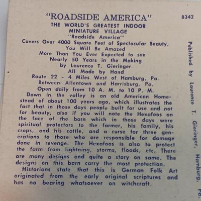 Roadside America Linen post card collection 1940's
