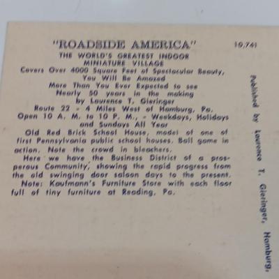 Roadside America Linen post card collection 1940's