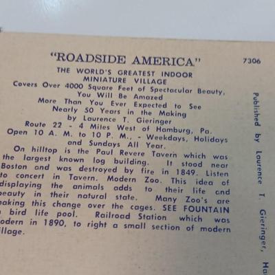 Roadside America Linen post card collection 1940's