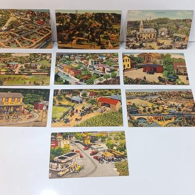 Roadside America Linen post card collection 1940's