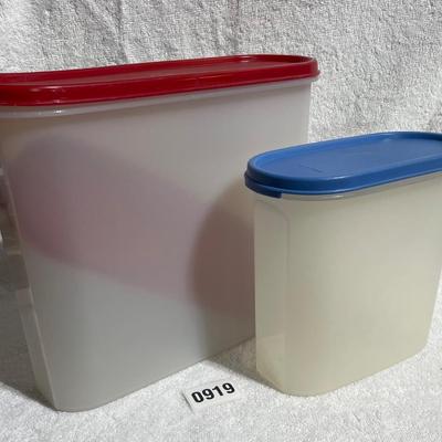 Tupperware storage containers