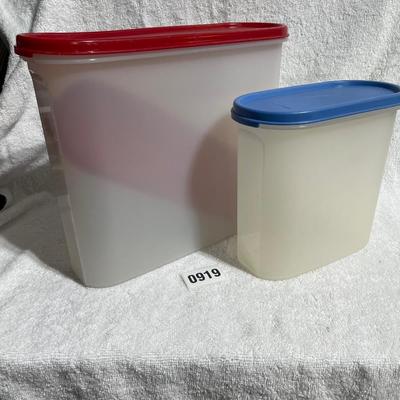 Tupperware storage containers