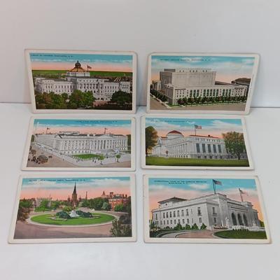 Vintage linen post cards all Washington DC 1940's