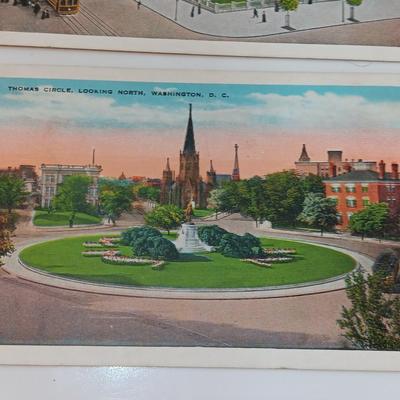 Vintage linen post cards all Washington DC 1940's