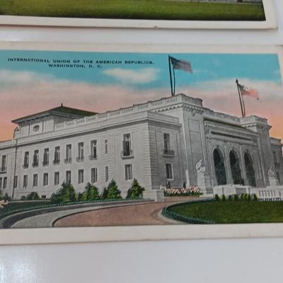 Vintage linen post cards all Washington DC 1940's