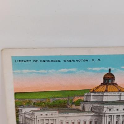 Vintage linen post cards all Washington DC 1940's