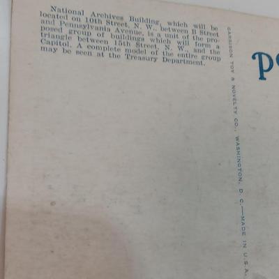Vintage linen post cards all Washington DC 1940's
