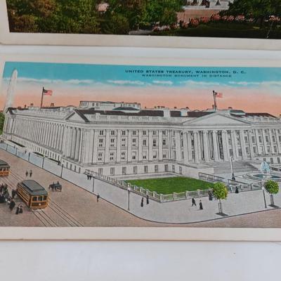 Vintage linen post cards all Washington DC 1940's