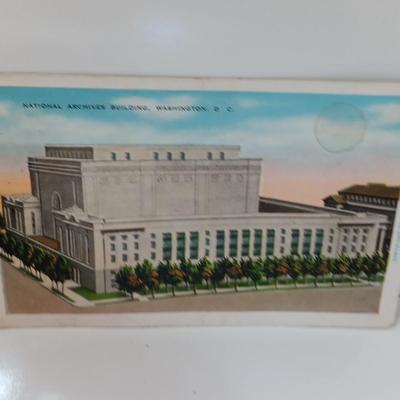 Vintage linen post cards all Washington DC 1940's