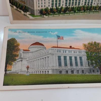 Vintage linen post cards all Washington DC 1940's