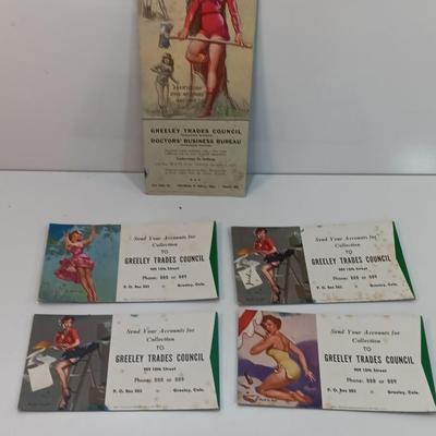 GREELEY COLORADO Vintage 1949 Pin Up Advertising Ephemera