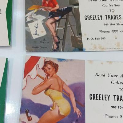 GREELEY COLORADO Vintage 1949 Pin Up Advertising Ephemera