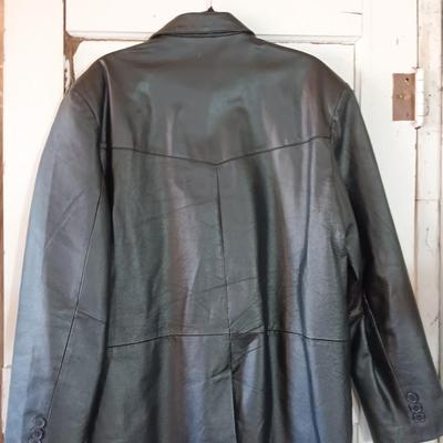 Western Black leather world Lucky Leather Jacket Size XL