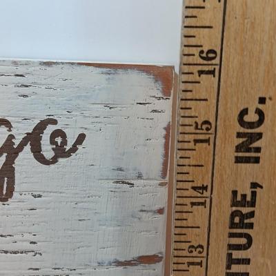 Haymarket creations Wooden wall hanging " Where you go, I will go & where you stay, I will stay"