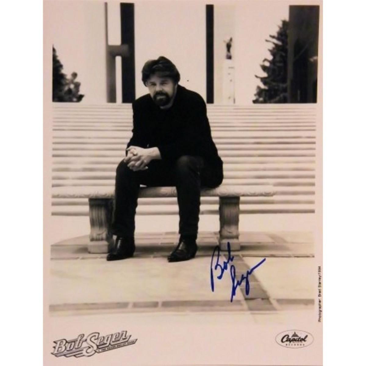 BOB SEGER signed autographed photo Center Stage COA Hologram