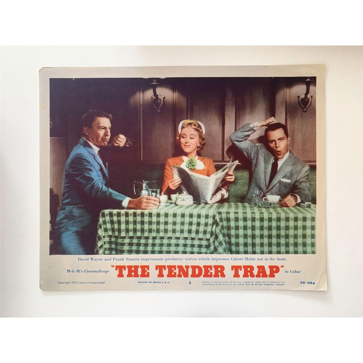 The Tender Trap 1955 Vintage Lobby Card EstateSales The tender trap 1955 vintage lobby card estatesales