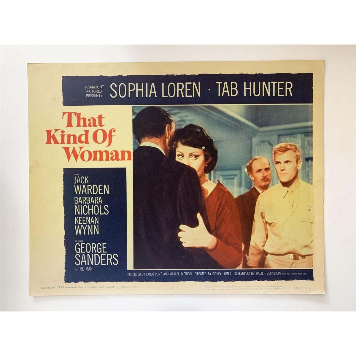 That Kind of Woman original 1959 vintage lobby card | EstateSales.org