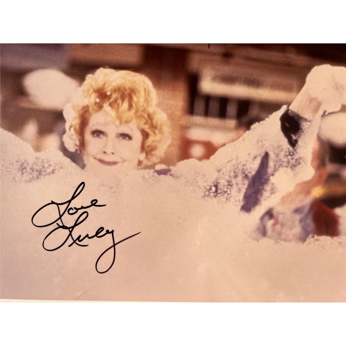 LUCILLE BALL Signed Autographed Photo surprise COA Hologram main image 1