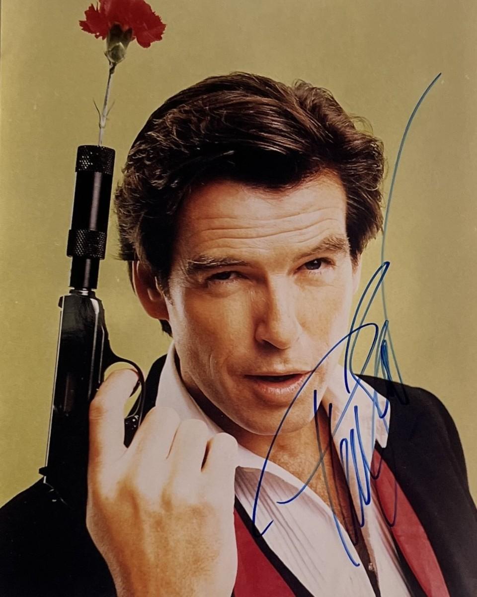 Pierce Brosnan signed photo | EstateSales.org