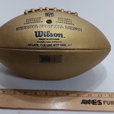 Gold colored "THE DUKE"  Wilson NFL AFC - NFC - Football -