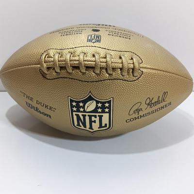 Gold colored "THE DUKE"  Wilson NFL AFC - NFC - Football -